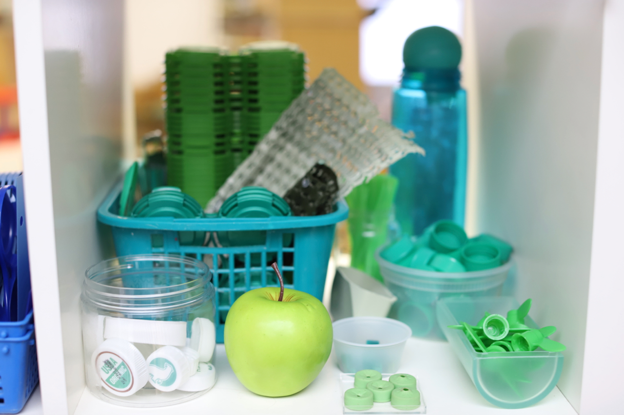Green Plastic Objects